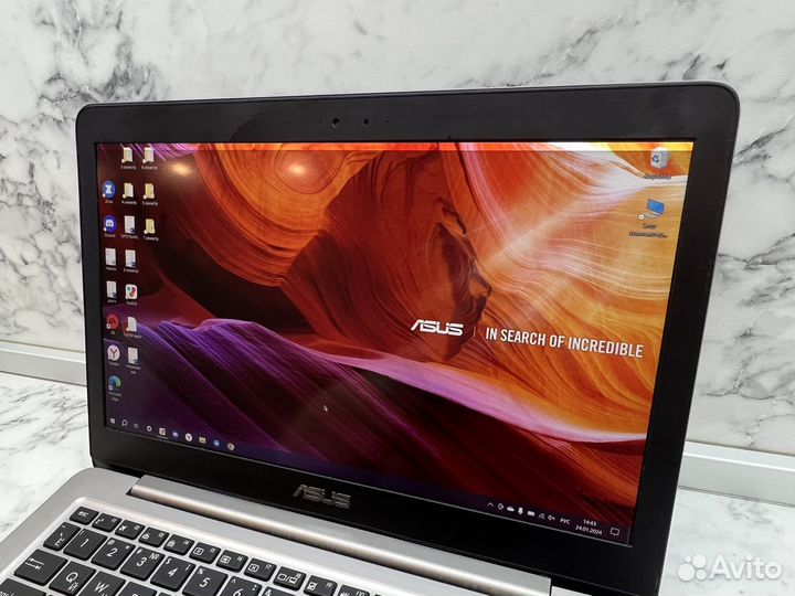 Ноутбук asus ZenBook (UX310UQ-FC518T) i3 7100U