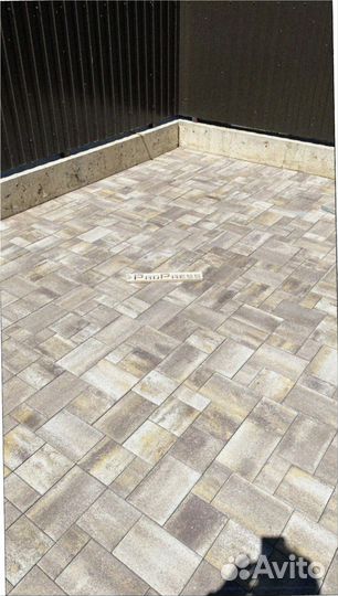 Тротуарная плитка и поребрик заказ от 120 м2