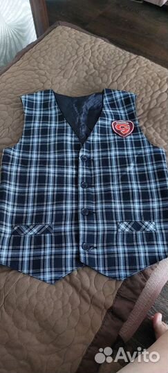 Жилетка для мальчика школьная 122-128