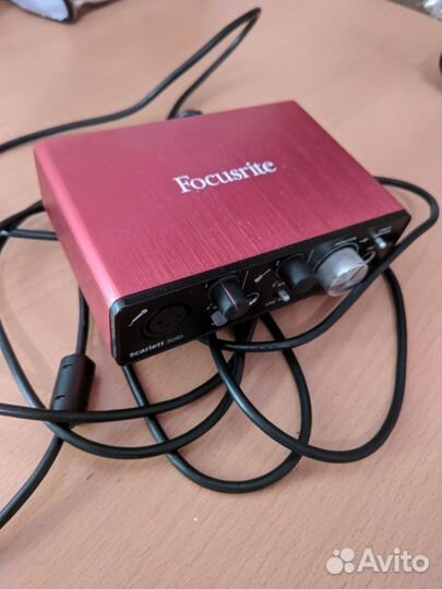 Звуковая карта focusrite scarlett solo 2rd gen