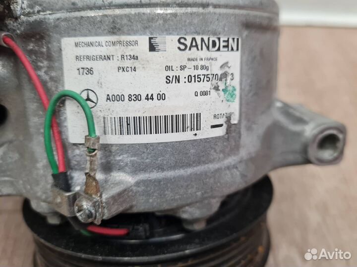 Компрессор кондиционера Mercedes W205