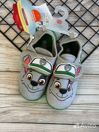Тапочки щенячий патруль cool club 28
