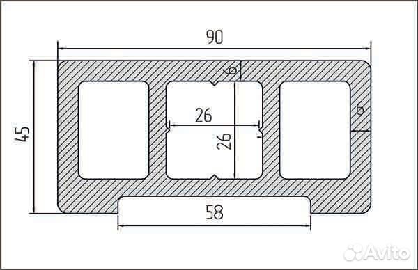 Перила из дпк T-decks premium 3D, венге