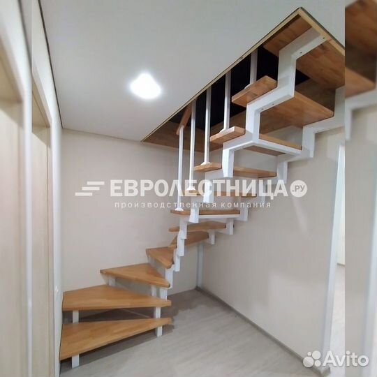 Лестница на металлокаркасе