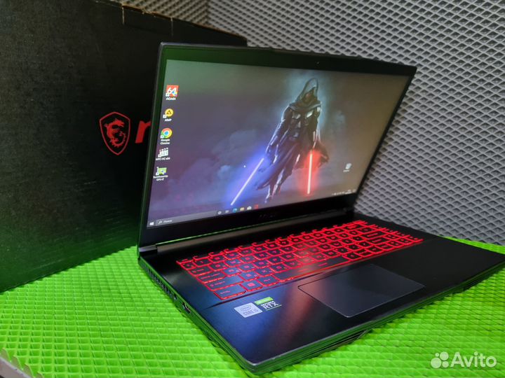 Ноутбук Игровой MSI i5 10200/16Gb/RTX 3060 6Gb