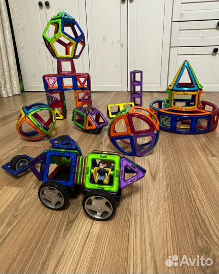 Magformers 138 деталей оригинал