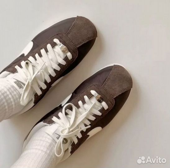 Nike cortez brown кроссовки