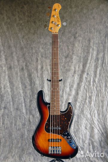 FGN Fujigen ncjb5-10R Jazz Bass V Japan бас-гитара