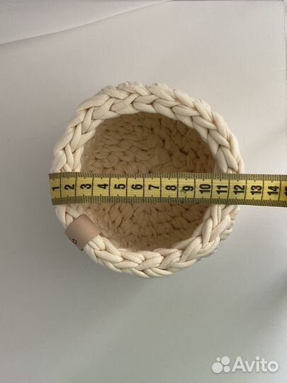 Корзина вязаная