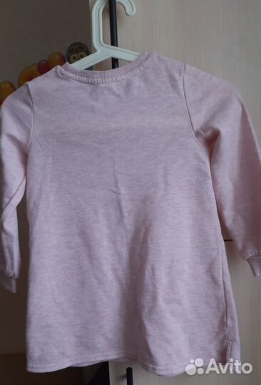 Платье футер р.116