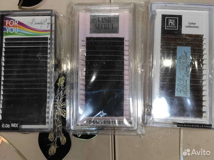 Ресницы для наращивания Barbara,dlux