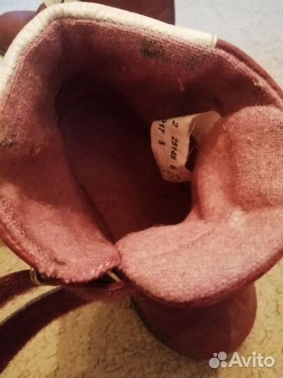 Ботинки демисезонные для девочки 25 размер