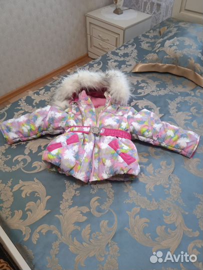 Зимний костюм для девочки 98 104