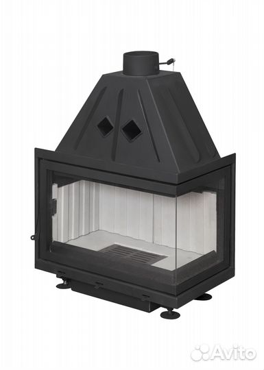 Каминная топка Экокамин Альфа 700 два стекла