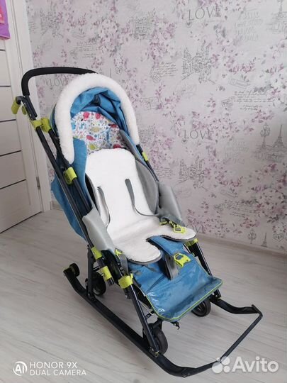 Коляска санки