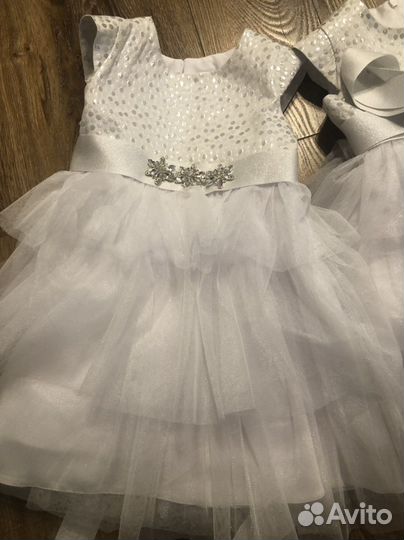 Платье для девочки новогоднее