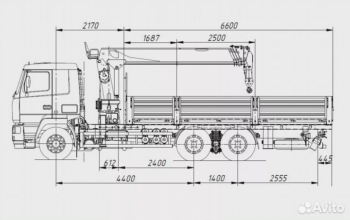 МАЗ 6312C5-8575-012 с КМУ, 2023