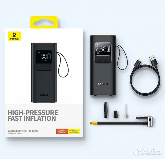 Насос аккумуляторный Baseus SuperMini Pro