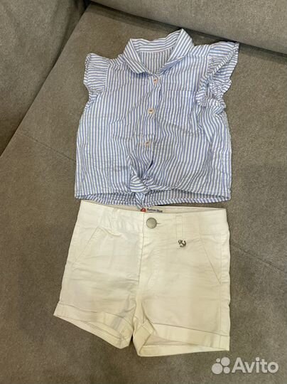 Блузка и шорты 104