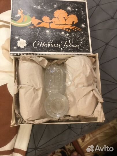 Хрустальные стаканы 6 шт