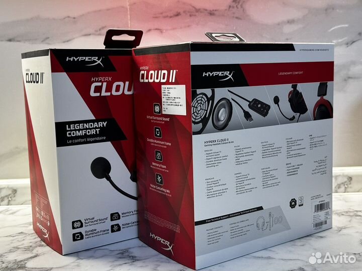 Игровые наушники HyperX Cloud II (2) RED