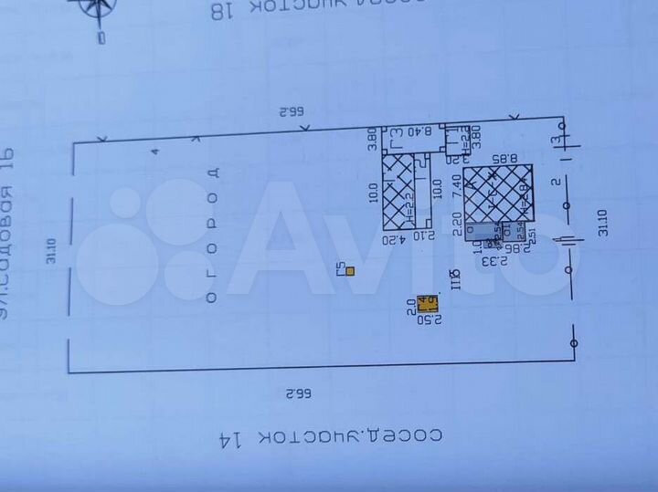 Дом 63,7 м² на участке 20 сот.