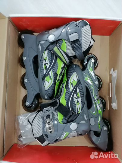 Роликовые коньки детские раздвижные