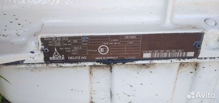 Двигатель Deutz bf6m 1013