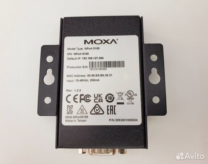 Преобразователь moxa Nport 5150
