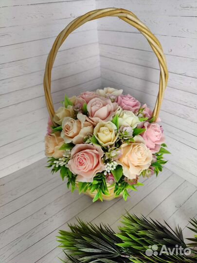 Букет цветов из мыла