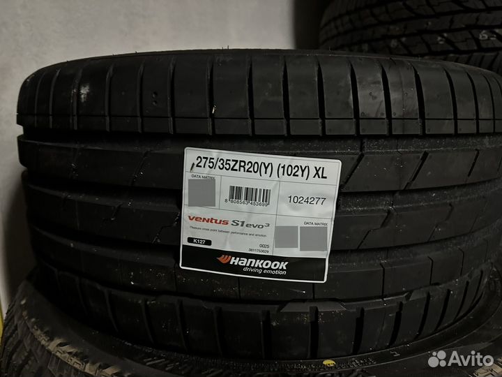 Hankook Ventus S1 Evo 3 K127 275/35 R20 и 285/35 R20 104Y