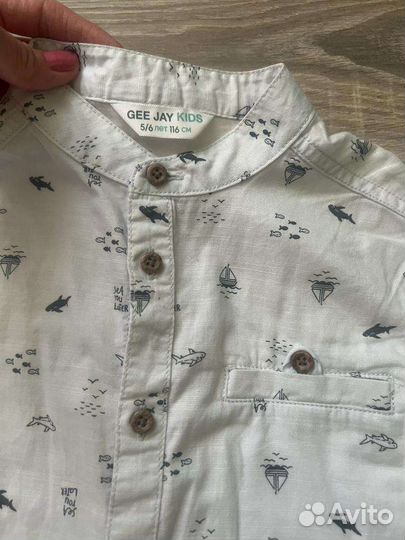 Рубашки брендовые для мальчика 116-122