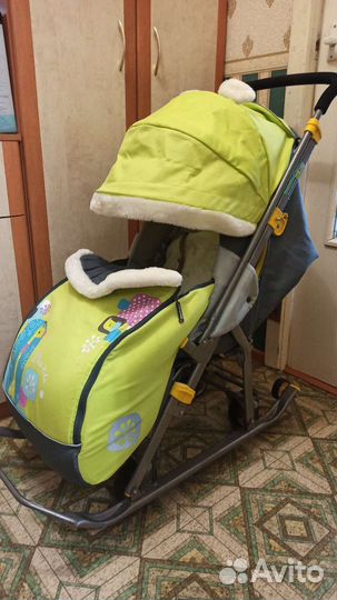 Санки коляска ника 7