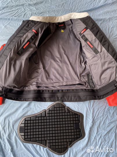 Мотокуртка кожаная мужская 52