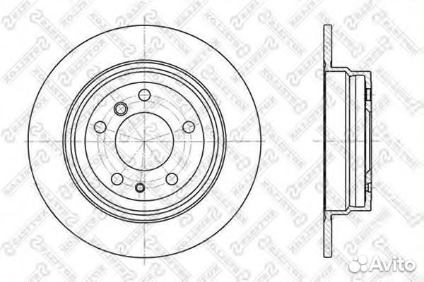 Тормозной диск 60201520SX stellox