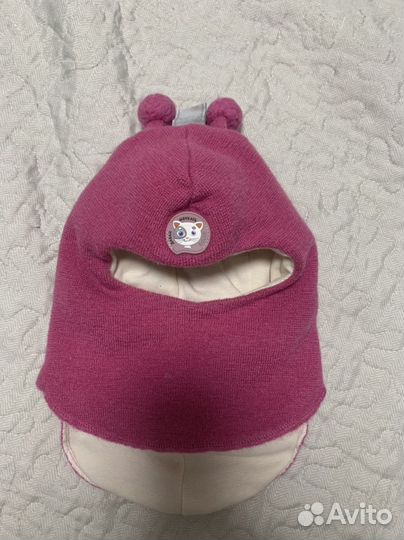 Шапка шлем для девочки