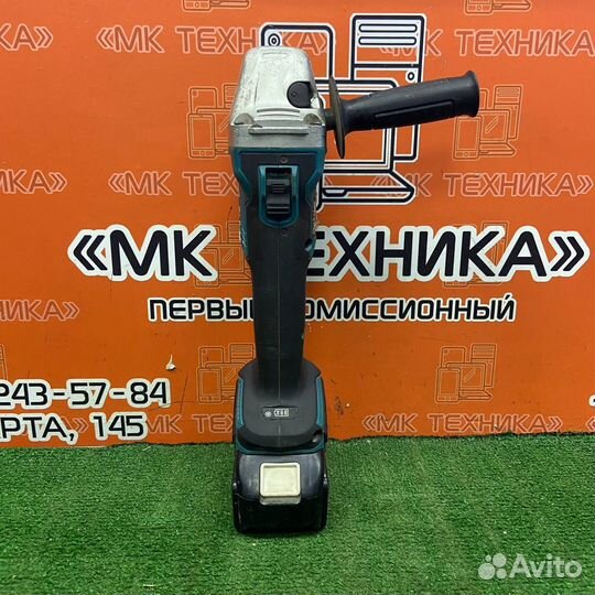 Аккумуляторная ушм Makita LXT DGA504