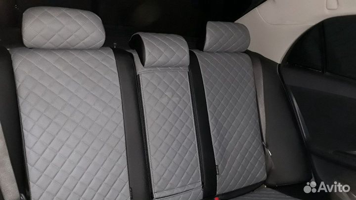 Чехлы из экокожи на Toyota Corolla 10 Автопилот