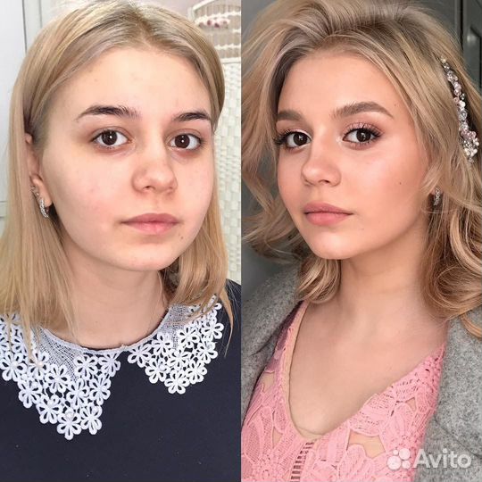 Макияж Прическа