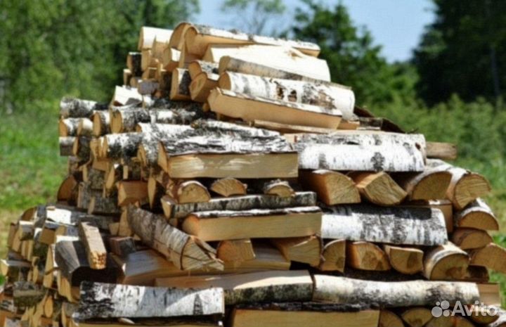 Дрова березовые колотые