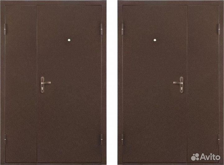 Входная, Тамбурная 2х створчатая 205*125см.(новая)