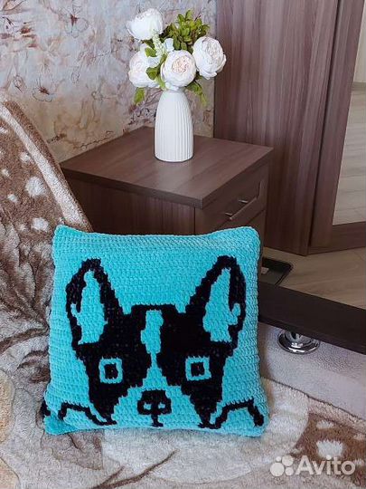 Подушка декоративная ручная работп