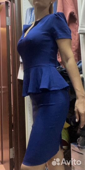 Платье синее D&M