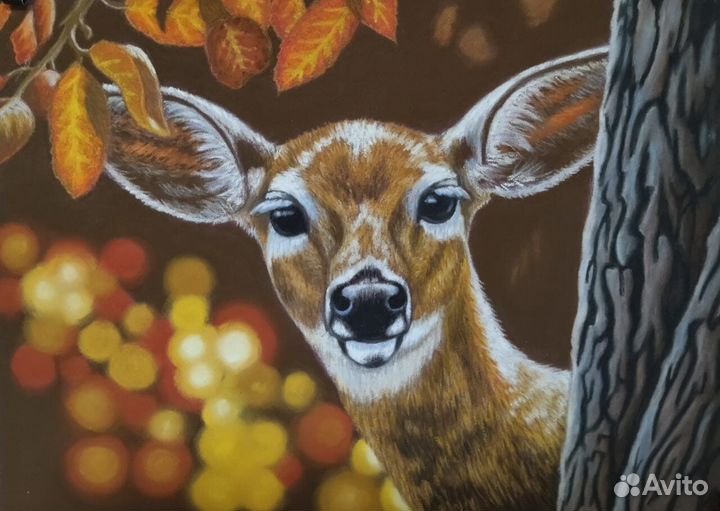 Картина сух.пастель 