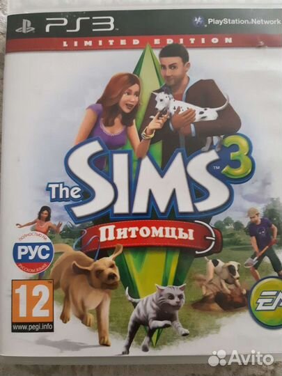 Игра ps3 симс 3 питомец. новая