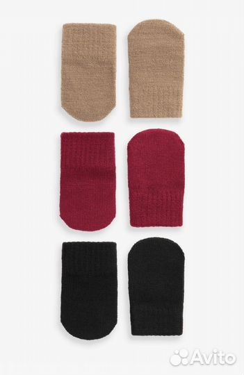Новый набор рукавичек 3 шт next, 2-6 лет