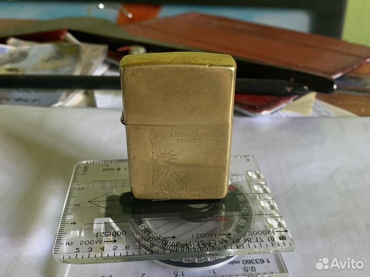 Зажигалка бензиновая zippo бу