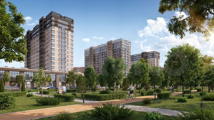3-к. квартира, 70 м², 4/16 эт.