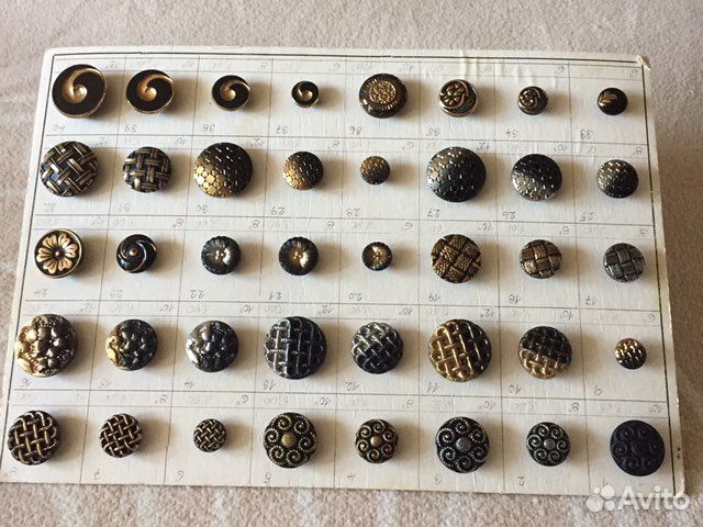 Винтаж. Пуговицы ручной работы