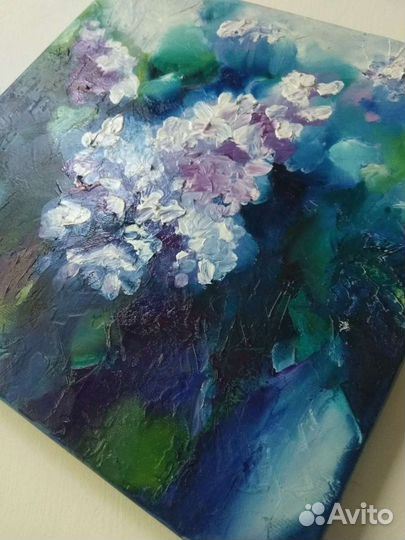 Картина маслом на холсте цветы